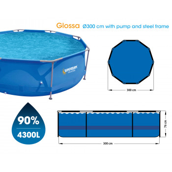 PISCINA GLOSSA Ø 300 cm