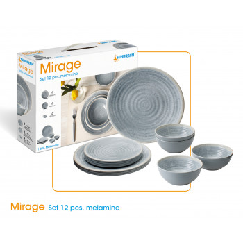 Set piatti MIRAGE - 12 pezzi