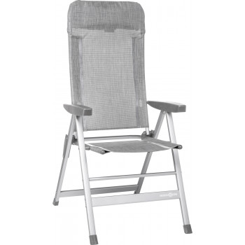 SEDIA PIEGHEVOLE E RECLINABILE - SKYE GRIGIO SCURO E CHIARO | Campershop